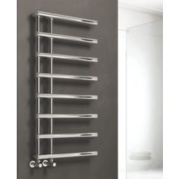 Reina 998mm x 500mm 1078BTU Chrome Flat Designer Towel Radiator
