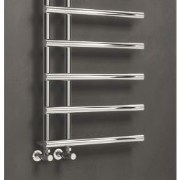 Reina 998mm x 500mm 1078BTU Chrome Flat Designer Towel Radiator