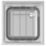 Armitage Shanks Contour 21 Cleaners Sink No Tap Holes 480mm
