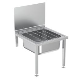 Armitage Shanks Contour 21 Cleaners Sink No Tap Holes 480mm