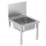 Armitage Shanks Contour 21 Cleaners Sink No Tap Holes 480mm