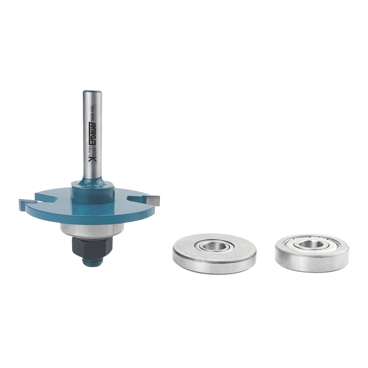 Erbauer Biscuit Jointing Set 1/4" 47.6mm 4 Pcs (332PC)