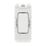 British General Nexus 800 Grid 20A 2-Way Grid Retractive Switch Module 'Press' Off Centre White