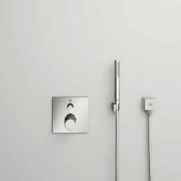 Ideal Standard Idealrain Square Handset Bracket Chrome 60mm