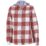 Dickies Flannel Shirt Womens Jacket Red Brick X Large 44" Chest