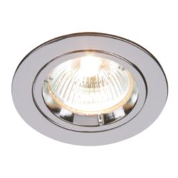 Saxby Cast Fixed  Recessed Downlight Chrome