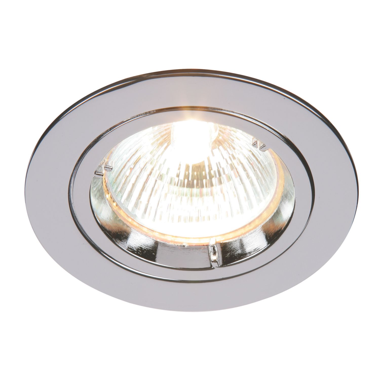 Saxby Cast Fixed Recessed Downlight Chrome (332VX)