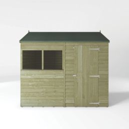 Mercia Value 7' 6" x 6' (Nominal) Reverse Apex Overlap Timber Shed