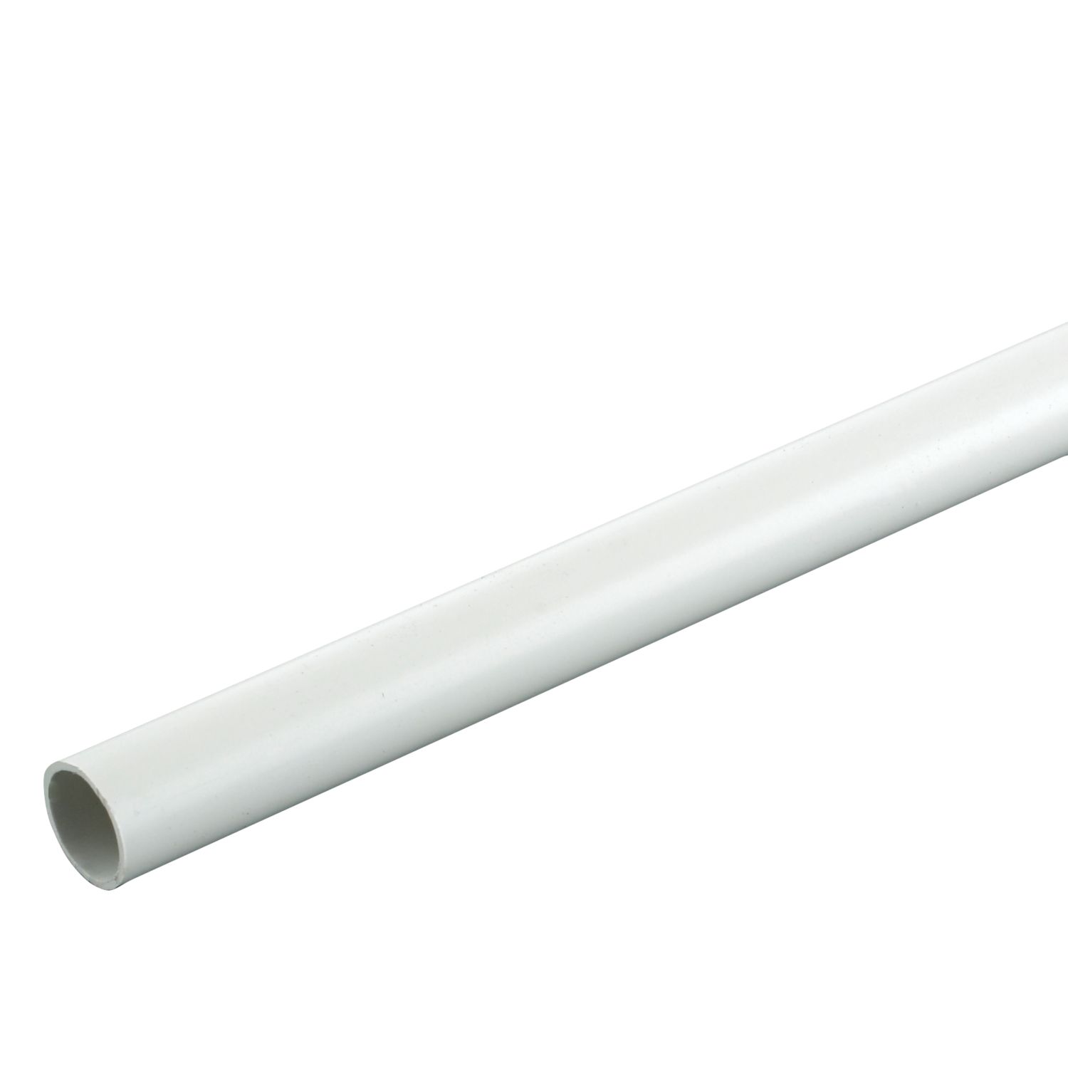 Tower Round uPVC White Conduit 25mm x 2m (33318)