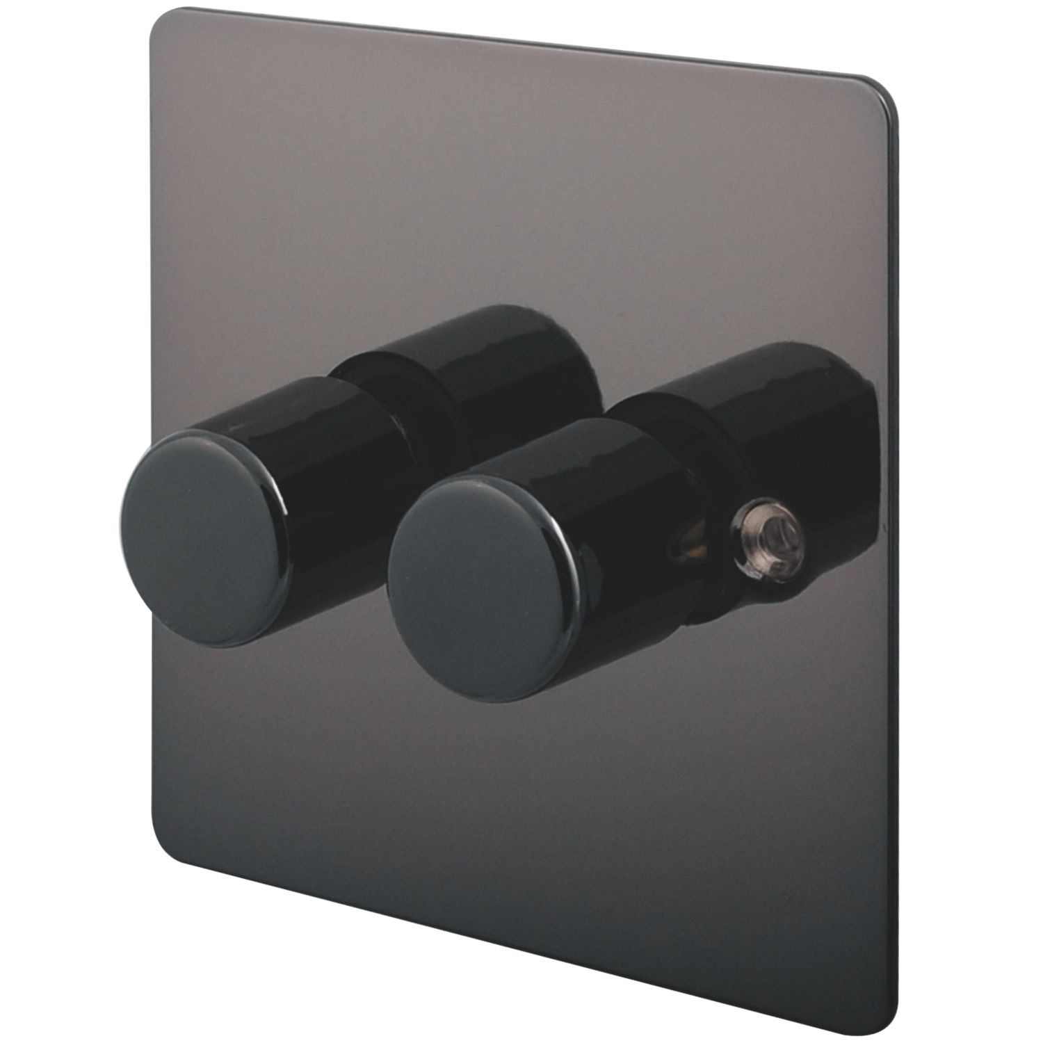 LAP 2-Gang 2-Way LED Dimmer Switch Black Nickel (33350)
