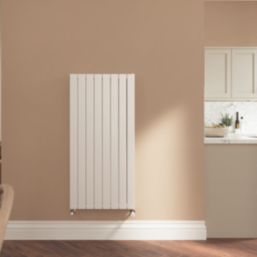 Flomasta  1500mm x 578mm 5237BTU White Vertical Designer Radiator