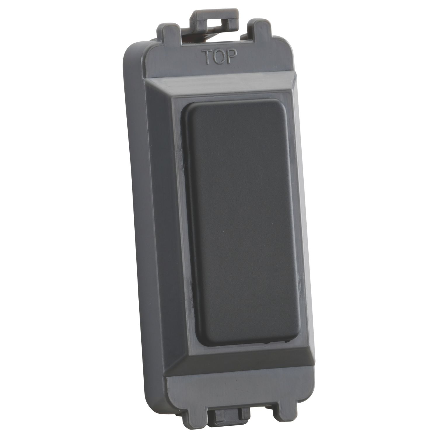 Knightsbridge 1-Module Grid Blanking Plate Anthracite (333CR)