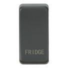 Knightsbridge 'FRIDGE' Switch Cover Anthracite