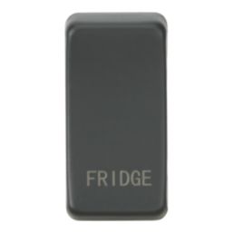 Knightsbridge 'FRIDGE' Switch Cover Anthracite