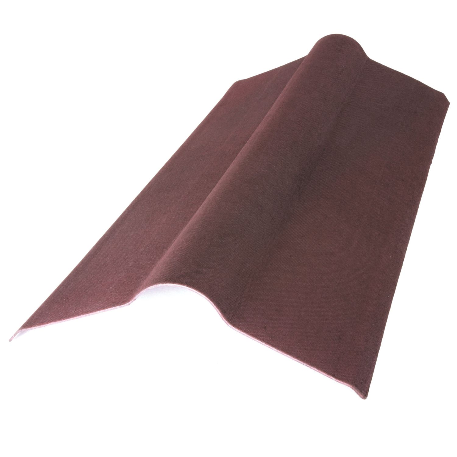 Onduline Red Corrugated Bitumen Ridge Piece 1000mm x 420mm (333CY)