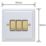 Varilight  10A 3-Gang 2-Way Light Switch  Georgian White
