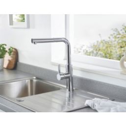 Bristan Profile +  Pull-Out Kitchen Tap Chrome-Plated