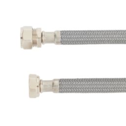 Flomasta Straight Flexible Compression Hose 15mm x 1/2" x 500mm