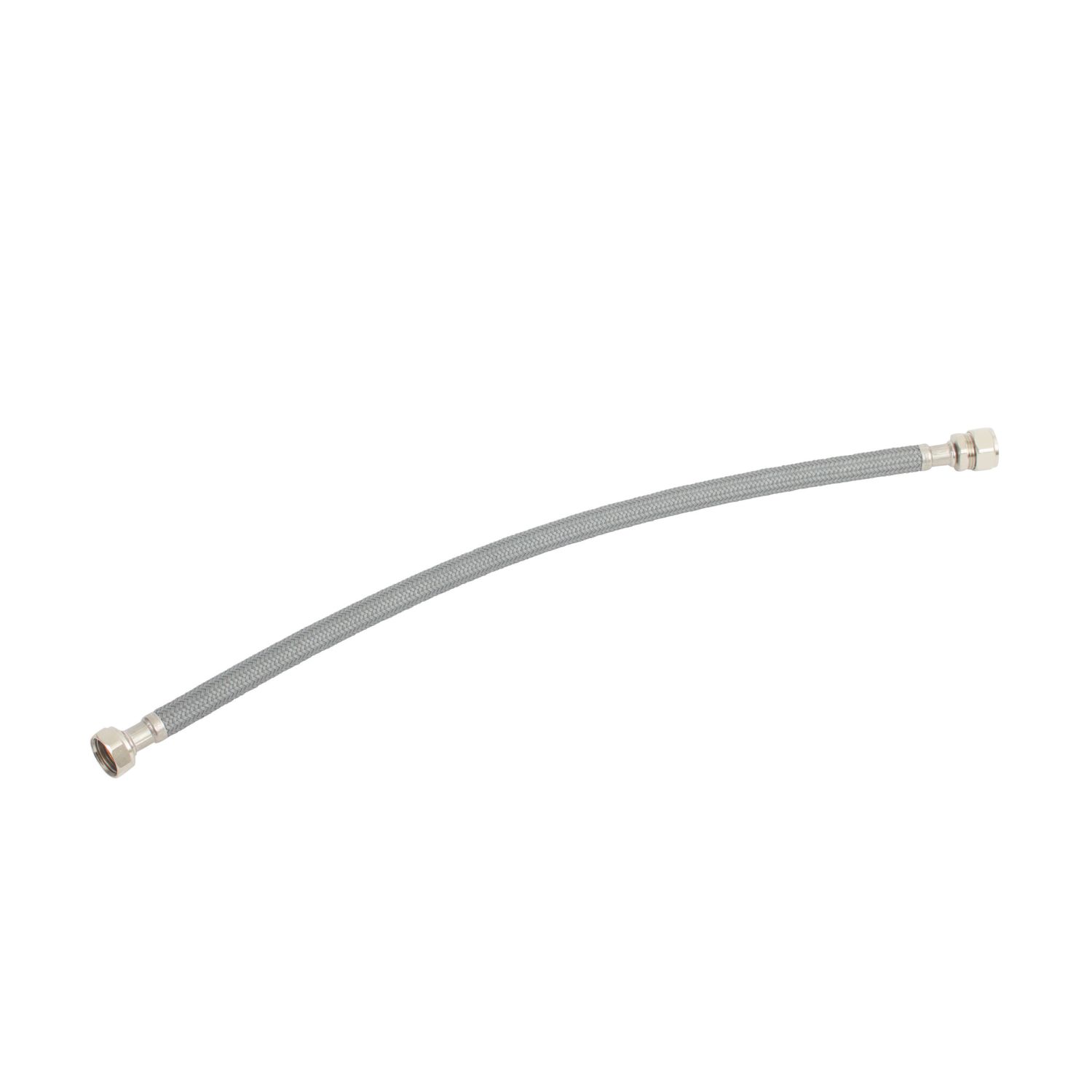 Flomasta Straight Flexible Compression Hose 15mm x 1/2" x 500mm (333FA)