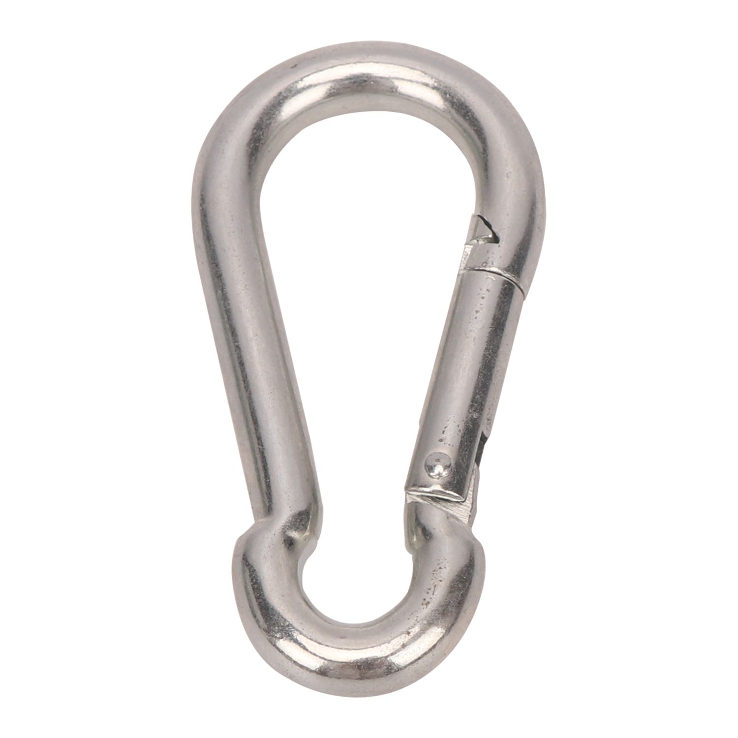 Essentials Karabiners Silver 80mm x 8mm 10 Pack (333FE)