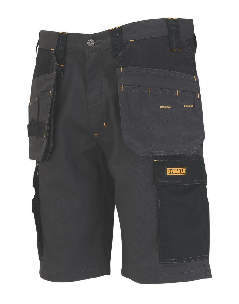 DeWalt Valdez Work Shorts Grey/Black 40" W