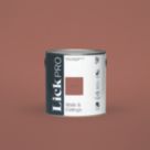 LickPro  Matt Red 01 Emulsion Paint 2.5Ltr