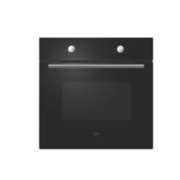 Cooke & Lewis  Integrated Fan Oven & Ceramic Hob Black