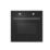 Cooke & Lewis  Integrated Fan Oven & Ceramic Hob Black