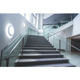 Luceco Decorative LED Indoor Bulkhead White/Chrome 15W 1300 / 1400 / 1500lm