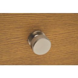 Elite Knobs & Handles Kensington Knurled Cabinet Knob Brushed Nickel 35mm