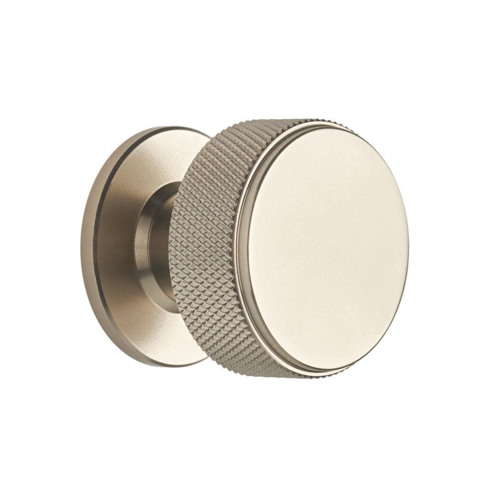 Elite Knobs & Handles Kensington Knurled Knob Brushed Nickel