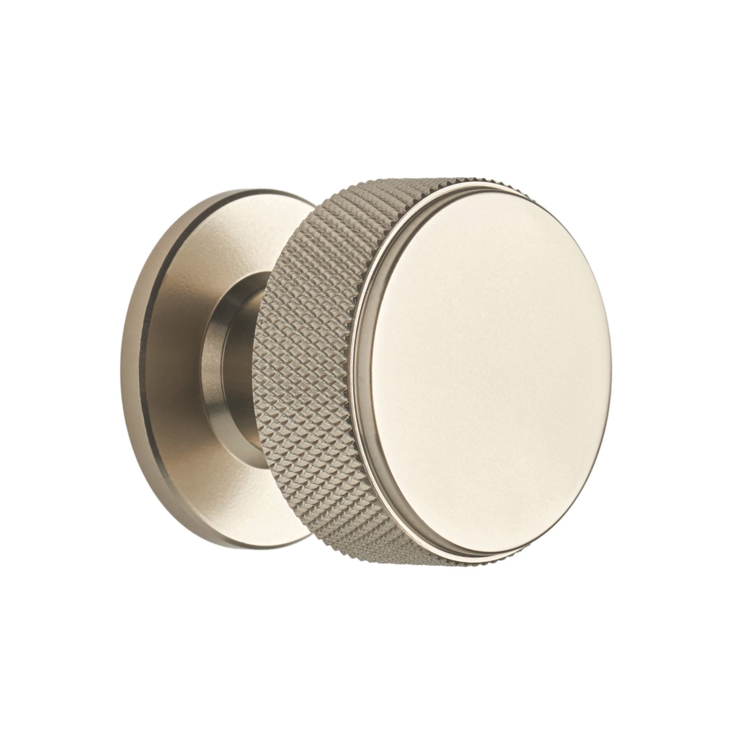 Elite Knobs & Handles Kensington Knurled Cabinet Knob Brushed Nickel 35mm (333KK)