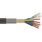 Time EV-Ultra Black  5-Core 6mm² & Cat 5e 4-Pair Armoured EV Charging Cable 1m Coil