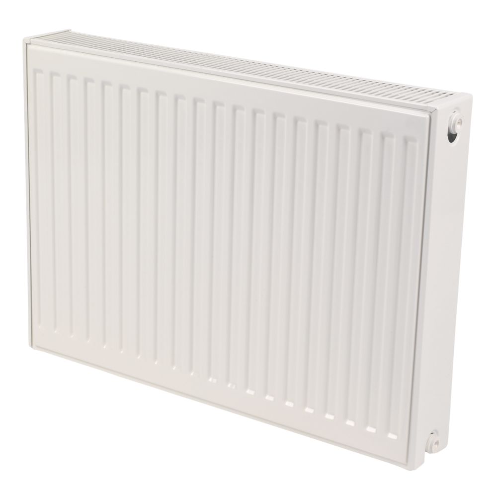 Kudox Premium Type 22 Double-Panel Double Convector Radiator 700mm x 800mm  White 5472BTU - Screwfix