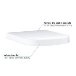 Grohe Euro Ceramic Soft-Close Close Coupled Toilet Dual-Flush 6Ltr