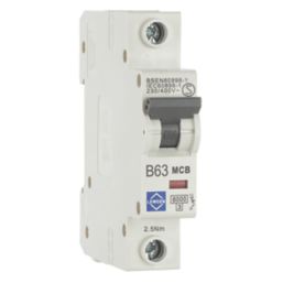 Lewden  63A SP B Curve  MCB