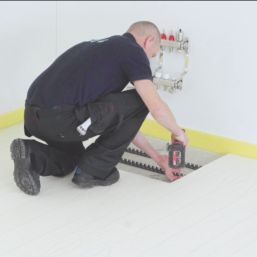 JG Underfloor JGUFHRAIL12 LowFit Mounting Rails 1m 8 Pack