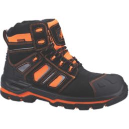 Amblers AS971C Radiant Size 8 Orange Waterproof Safety Boots Screwfix