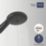 Grohe Vitalio Start 110 Low Pressure Hand Shower Matt Black 110mm x 215mm