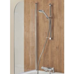 Aqualisa Midas 220 BSM Deck-Fed Exposed Chrome Thermostatic Bath Shower Mixer