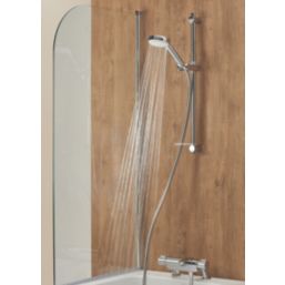Aqualisa Midas 220 BSM Deck-Fed Exposed Chrome Thermostatic Bath Shower Mixer