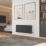 Azur 400mm x 1010mm 3033BTU Anthracite Horizontal 3 Column Radiator
