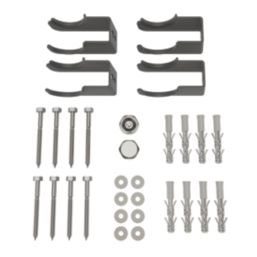 Azur 400mm x 1010mm 3033BTU Anthracite Horizontal 3 Column Radiator