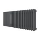 Azur 400mm x 1010mm 3033BTU Anthracite Horizontal 3 Column Radiator