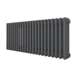 Azur 400mm x 1010mm 3033BTU Anthracite Horizontal 3 Column Radiator