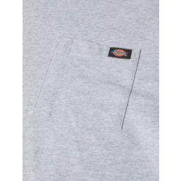 Dickies  Long Sleeve T-Shirt Heather Grey Medium 22" Chest