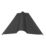 Onduline Black Corrugated Bitumen Ridge Piece 1000mm x 420mm