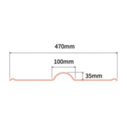 Onduline Black Corrugated Bitumen Ridge Piece 1000mm x 420mm