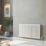 Reina Elips Single 600mm x 360mm 944BTU White Vertical Designer Radiator