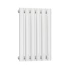 Reina Elips Single 600mm x 360mm 944BTU White Vertical Designer Radiator
